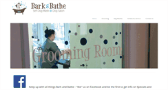 Desktop Screenshot of barkandbathe.com